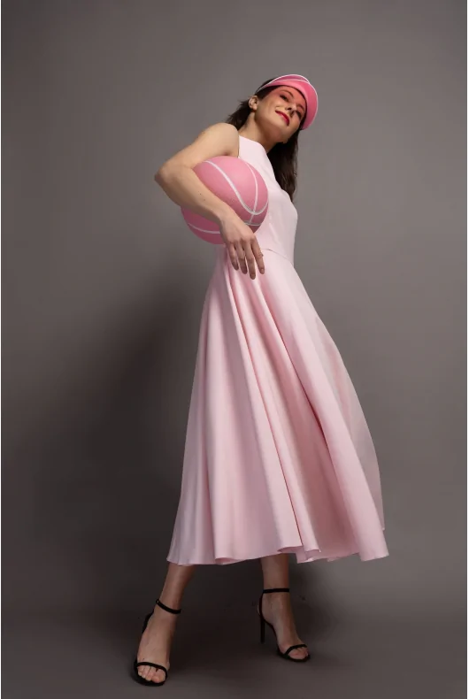 PRINS - długa rozkloszowana sukienka